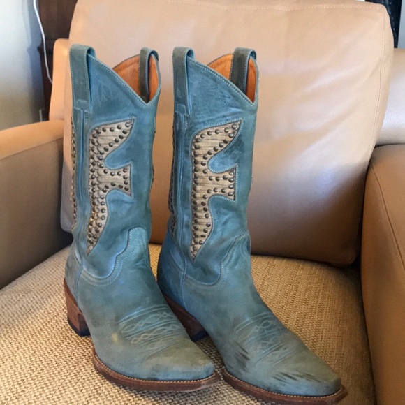 blue frye boots